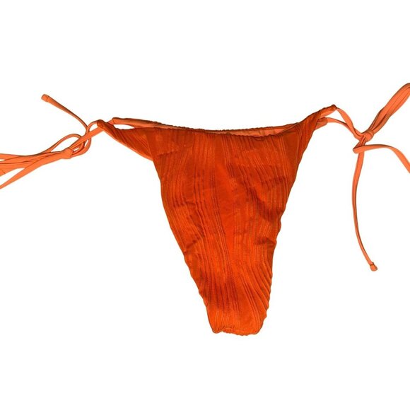Zaful Bikini Swimsuit Women's Medium Orange String Two Piece Underwire New - Picture 5 of 7